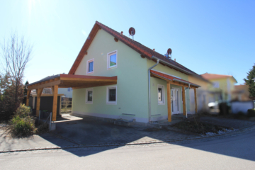 Charmante Doppelhaushälfte mit sonnigem Garten in familienfreundlicher Lage von Langenpreising, 85465 Langenpreising, Doppelhaushälfte