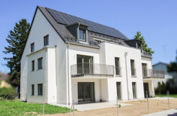 Moderne 3-Zimmer-Neubauwohnung mit Balkon, gehobener Ausstattung, Lift und zwei Tiefgaragenplätzen, 85368 Moosburg, Etagenwohnung